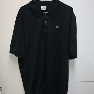Lacoste Men's Polo Shirt in Classic Black